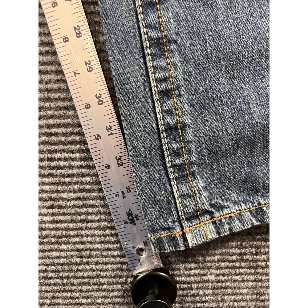 Ariat M-Series Mens Jeans 34x34 Blue Medium Wash Straight Leg Denim - Picture 6 of 13